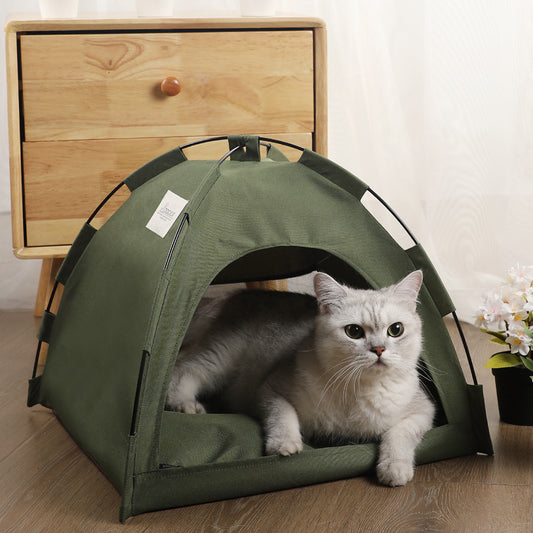 Furrenna™ Pet Tent Bed with Cushion