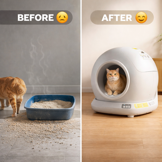 Furrenna™ Automatic Cat Litter Box (Fully Enclosed)
