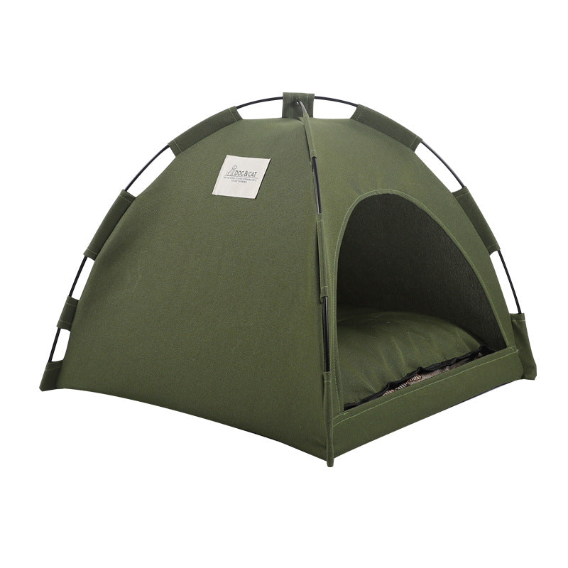 Furrenna™ Pet Tent Bed with Cushion
