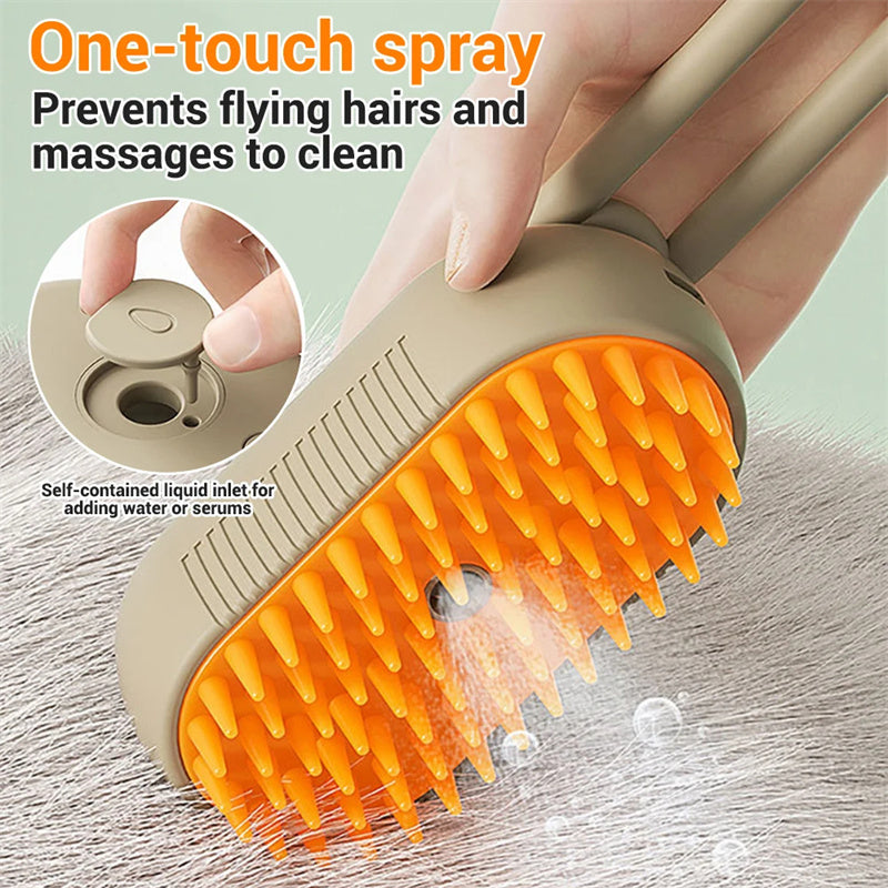 Furrenna™ SteamGroom 3-in-1 Pet Brush