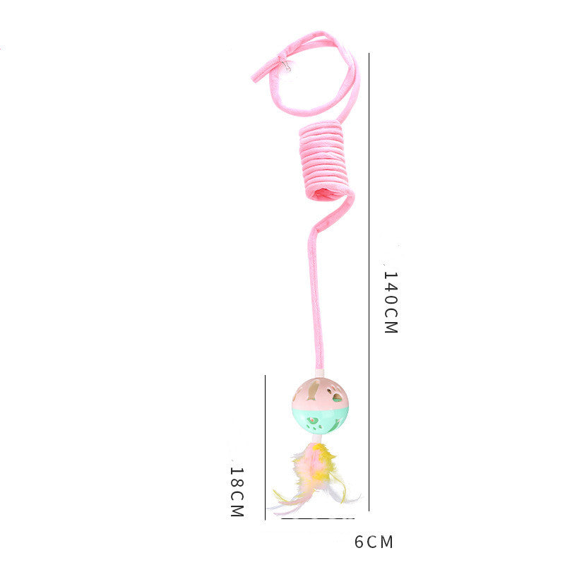 Furrenna™ Interactive Spring Cat Teaser Toy