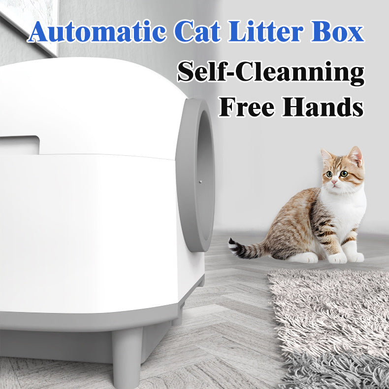 Furrenna™ Automatic Cat Litter Box – Self Cleaning & Odor-Free