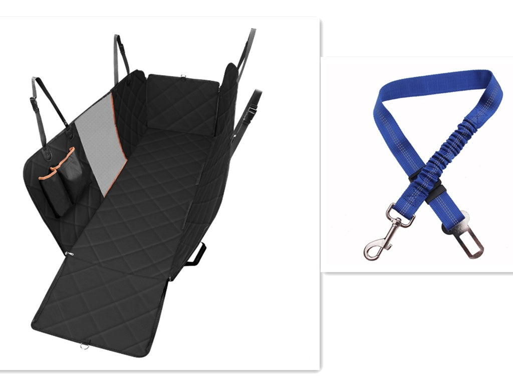 Furrenna™ Dog Car Seat Cover (Hammock with Mesh & Pocket)