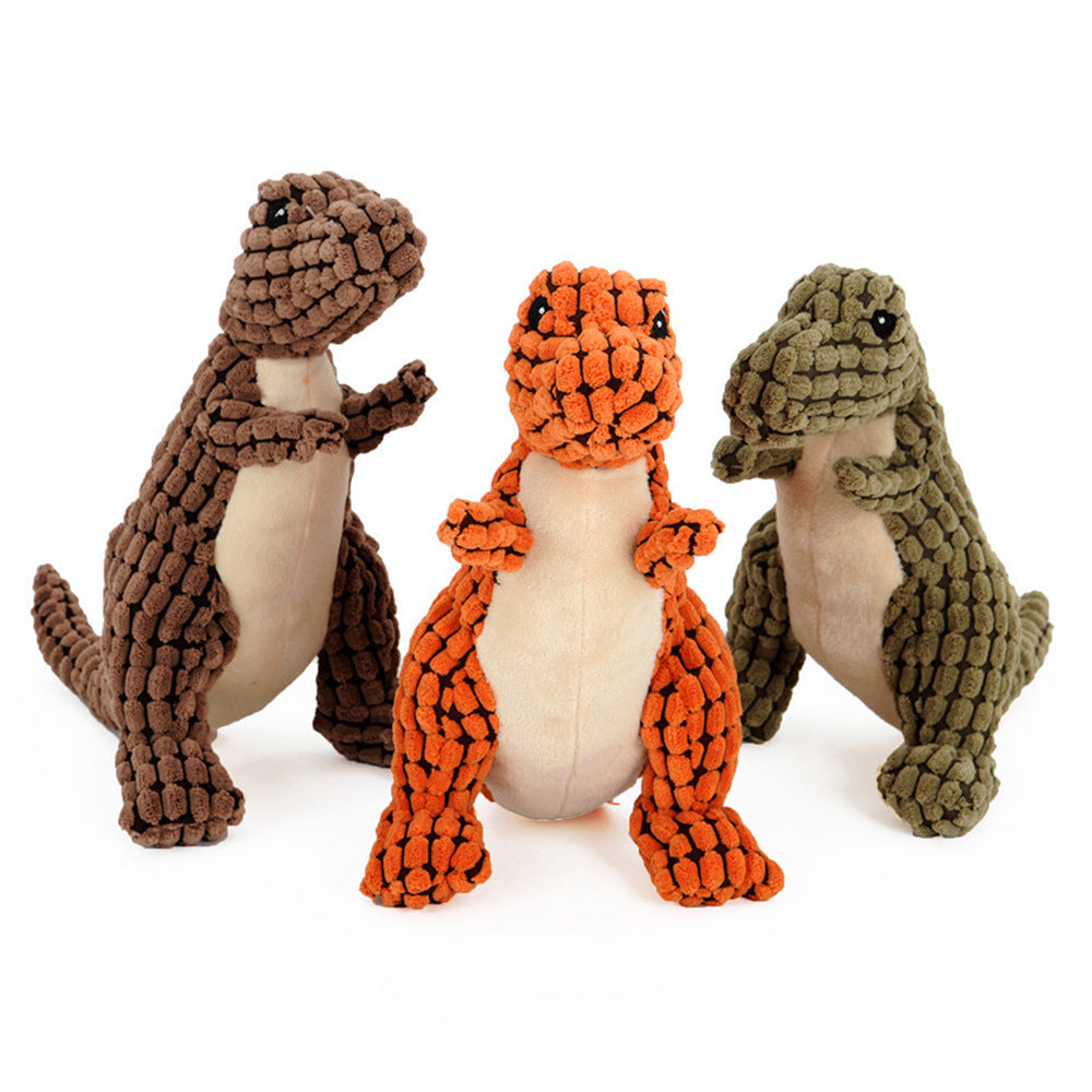 Furrenna™ Plush Dinosaur Dog Toy