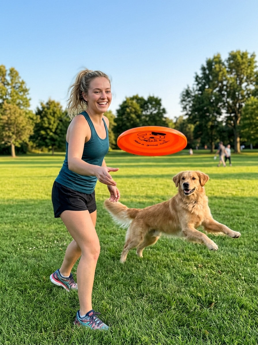 Furrenna™ Dog Frisbee Toy (Silicone Flying Disc)