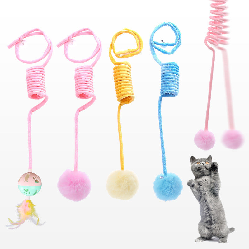 Furrenna™ Interactive Spring Cat Teaser Toy