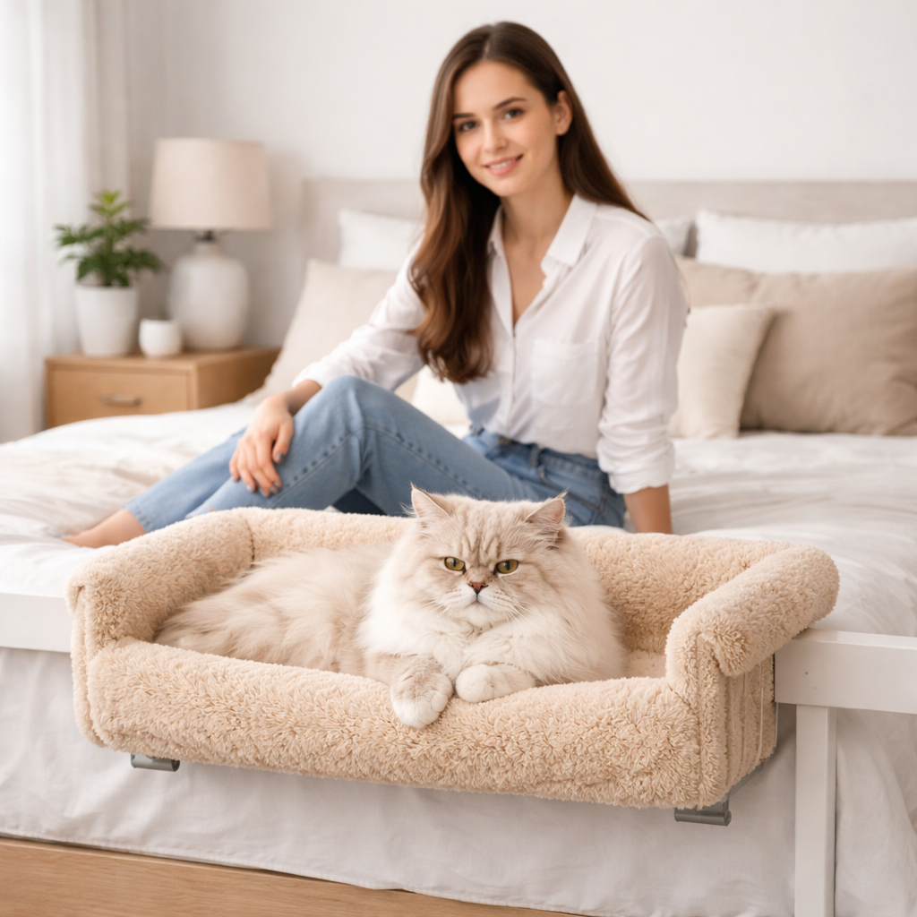 Furrenna™ Cat Bed & Hammock – Cozy Pet Lounger