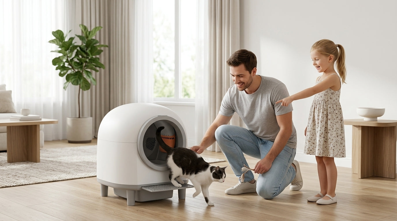 Furrenna™ Automatic Cat Litter Box – Self Cleaning & Odor-Free
