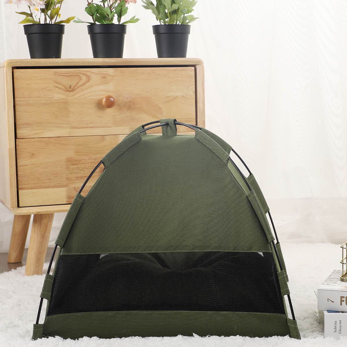 Furrenna™ Pet Tent Bed with Cushion
