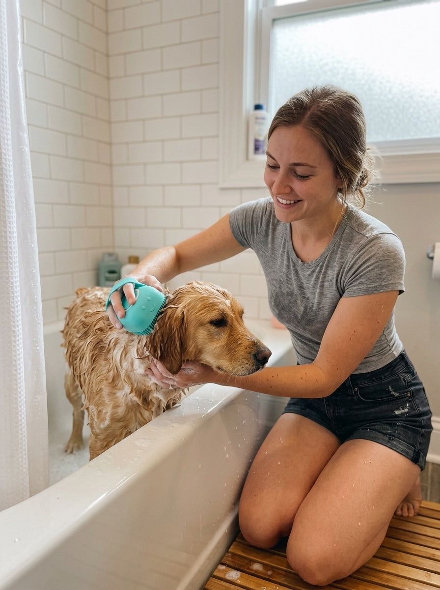 Furrenna™ Dog Bath Brush Glove