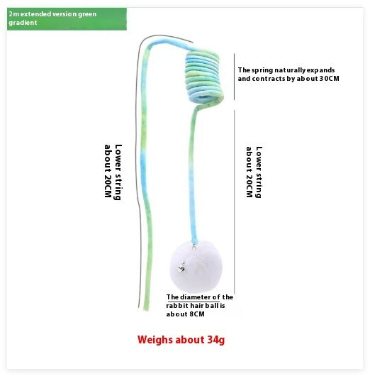 Furrenna™ Interactive Spring Cat Teaser Toy