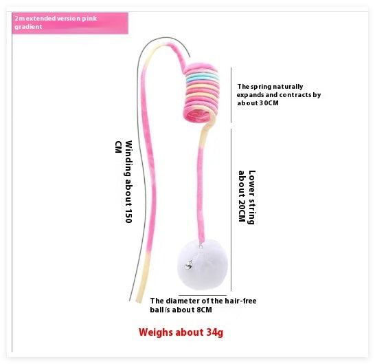 Furrenna™ Interactive Spring Cat Teaser Toy