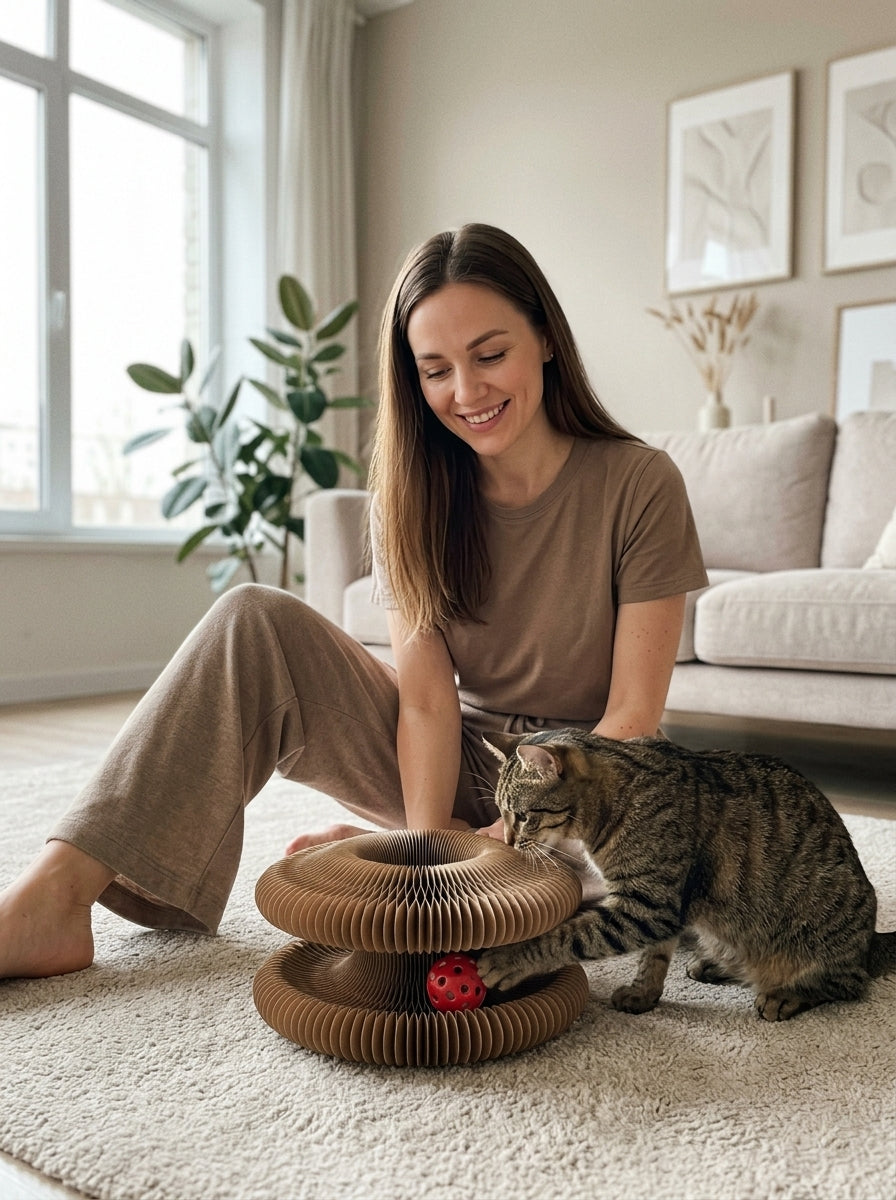 Furrenna™ Magic Cat Scratcher Toy Kitty Kurlz